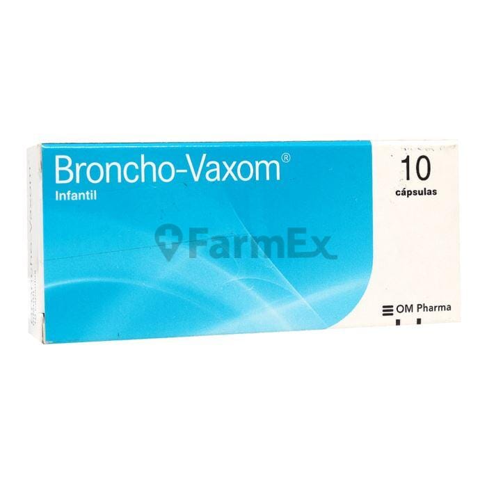 Broncho-Vaxom Infantil x 10 cápsulas Farmex-Pluxee-Persistente
